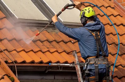 Démoussage et hydrofuge de toiture à Ploemeur